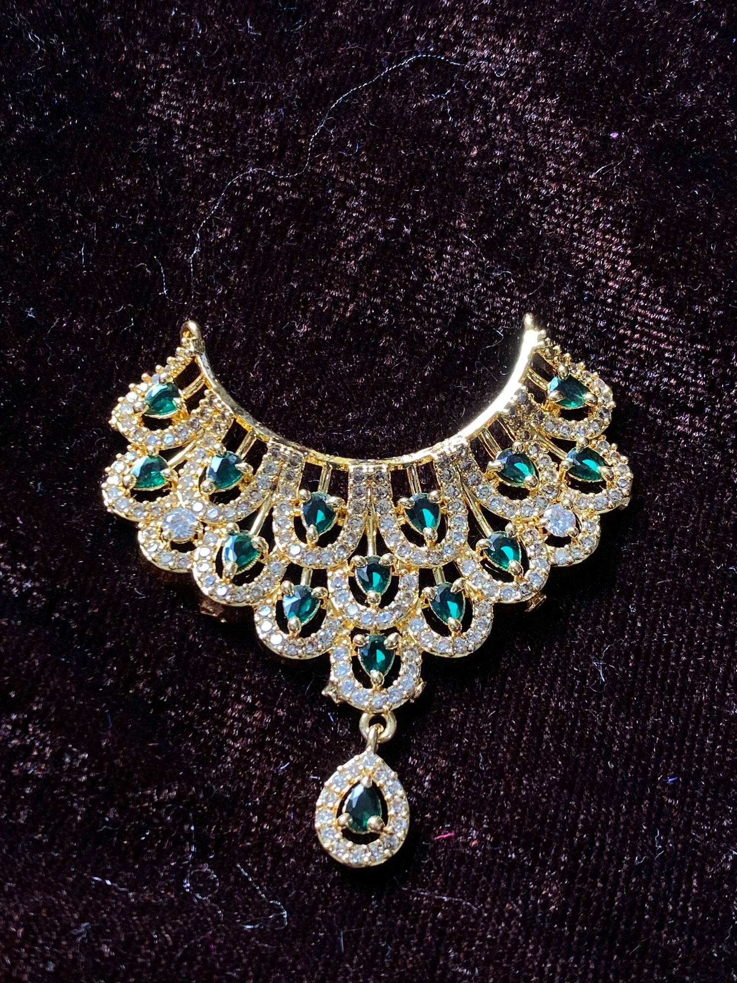Emerald Green AD Necklace image 2