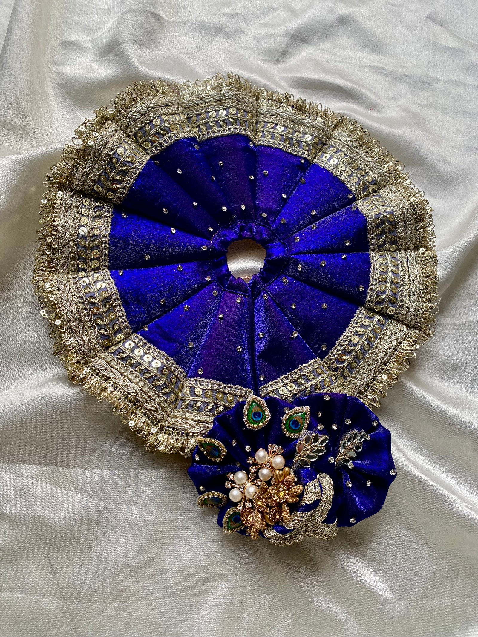 Royal Blue Designer Kali poshak